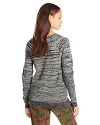 schwarzer Pullover mit einem Rundhalsausschnitt von Volcom