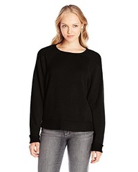 schwarzer Pullover mit einem Rundhalsausschnitt von Volcom