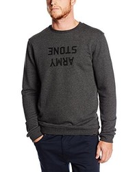 schwarzer Pullover mit einem Rundhalsausschnitt von Volcom