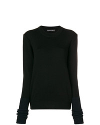 schwarzer Pullover mit einem Rundhalsausschnitt von Y/Project