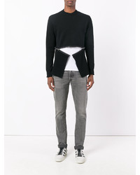 schwarzer Pullover mit einem Rundhalsausschnitt von Givenchy