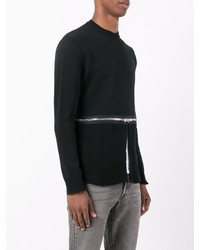 schwarzer Pullover mit einem Rundhalsausschnitt von Givenchy