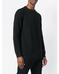 schwarzer Pullover mit einem Rundhalsausschnitt von Kenzo