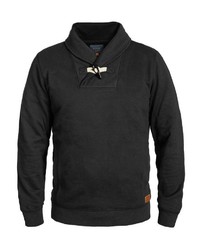 schwarzer Pullover mit einem Schalkragen von BLEND