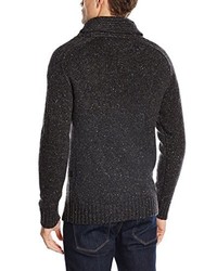 schwarzer Pullover mit einem Schalkragen von G-Star RAW