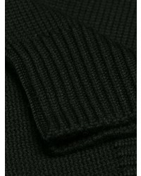 schwarzer Pullover mit einem Schalkragen von Maison Margiela