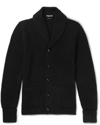 schwarzer Pullover mit einem Schalkragen von Tom Ford