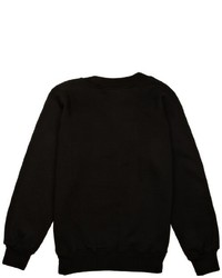 schwarzer Pullover mit einem V-Ausschnitt von Charles Kirk Coolflow