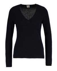 schwarzer Pullover mit einem V-Ausschnitt von FTC