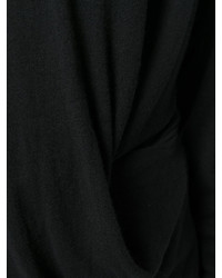 schwarzer Pullover mit einem V-Ausschnitt von Etoile Isabel Marant