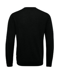 schwarzer Pullover mit einem V-Ausschnitt von Matinique