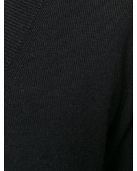 schwarzer Pullover mit einem V-Ausschnitt von MICHAEL Michael Kors