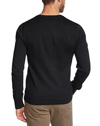 schwarzer Pullover mit einem V-Ausschnitt von Q/S designed by