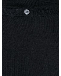 schwarzer Pullover mit einem V-Ausschnitt von Zanone