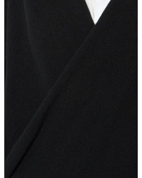 schwarzer Pullover mit einem V-Ausschnitt von Haider Ackermann