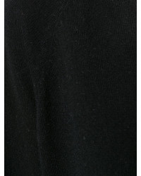schwarzer Pullover mit einem V-Ausschnitt von Hemisphere