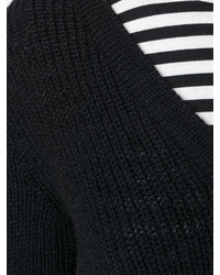 schwarzer Pullover mit einem V-Ausschnitt von IRO