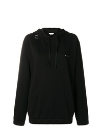 schwarzer Pullover mit einer Kapuze von 1017 Alyx 9Sm