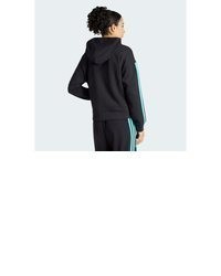 schwarzer Pullover mit einer Kapuze von adidas Performance