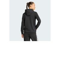 schwarzer Pullover mit einer Kapuze von adidas Performance