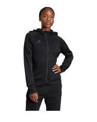 schwarzer Pullover mit einer Kapuze von adidas Performance