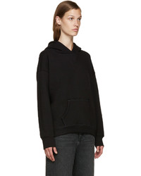 schwarzer Pullover mit einer Kapuze von Simon Miller