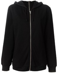 schwarzer Pullover mit einer Kapuze von BLK DNM