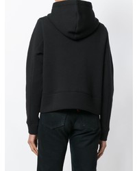 schwarzer Pullover mit einer Kapuze von Thom Krom