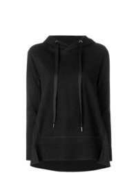 schwarzer Pullover mit einer Kapuze von Demoo Parkchoonmoo