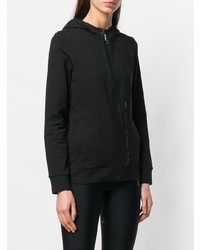 schwarzer Pullover mit einer Kapuze von Philipp Plein