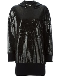 schwarzer Pullover mit einer Kapuze von Emilio Pucci