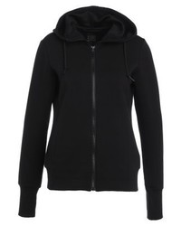 schwarzer Pullover mit einer Kapuze von Even&Odd