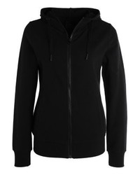 schwarzer Pullover mit einer Kapuze von Even&Odd