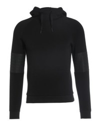 schwarzer Pullover mit einer Kapuze von Even&Odd