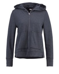 schwarzer Pullover mit einer Kapuze von Gap