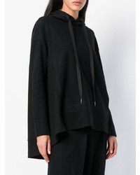 schwarzer Pullover mit einer Kapuze von Demoo Parkchoonmoo