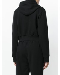 schwarzer Pullover mit einer Kapuze von Natasha Zinko