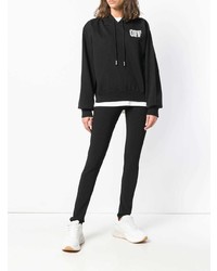 schwarzer Pullover mit einer Kapuze von Off-White