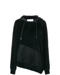schwarzer Pullover mit einer Kapuze von NO KA 'OI