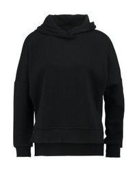 schwarzer Pullover mit einer Kapuze von Only