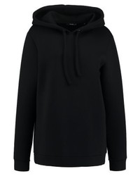 schwarzer Pullover mit einer Kapuze von Opus