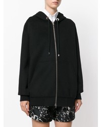 schwarzer Pullover mit einer Kapuze von Alexander Wang