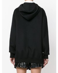 schwarzer Pullover mit einer Kapuze von Alexander Wang