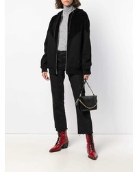 schwarzer Pullover mit einer Kapuze von Givenchy