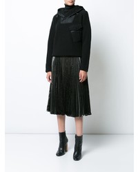 schwarzer Pullover mit einer Kapuze von Ralph Lauren Collection