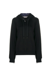 schwarzer Pullover mit einer Kapuze von Sportmax