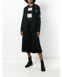 schwarzer Pullover mit einer Kapuze von Valentino