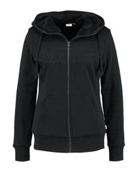 schwarzer Pullover mit einer Kapuze von Vans