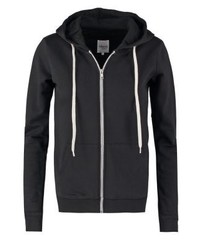 schwarzer Pullover mit einer Kapuze von Zalando Essentials