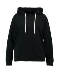 schwarzer Pullover mit einer Kapuze von Zalando Essentials